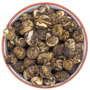 Зеленый чай с жасмином "Хуа Лун Чжу" Жемчужина дракона