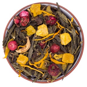 Чай зеленый ароматизированный "Фруктовая карамель"